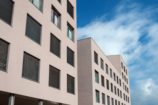 Residential building in Terrassa. External wall insulation systems and facade systems.